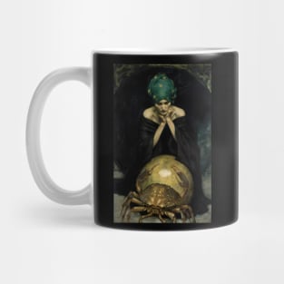 Cancer the Crab Zodiac Illustration Mug